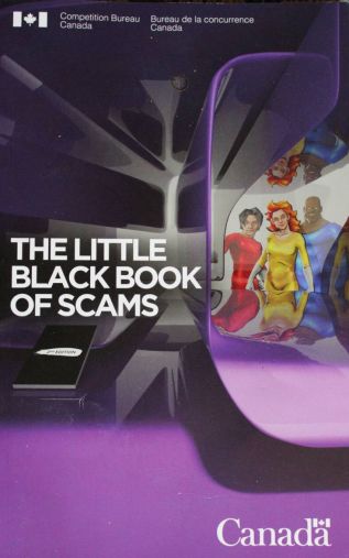 The Competition Bureau of Canada has come out with The Little Black Book of Scams.